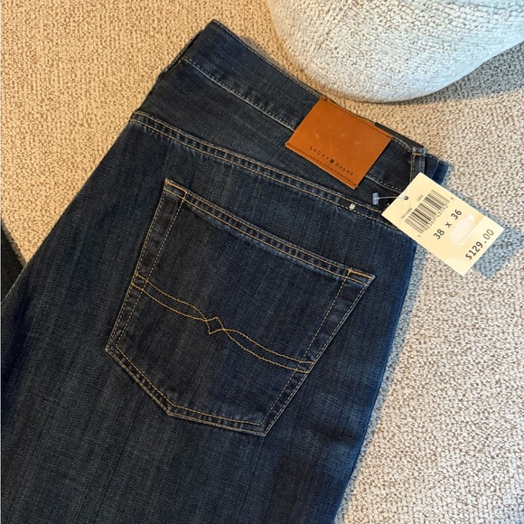Lucky Brand Men's Dark Straight Jeans - Picture 1 of 4